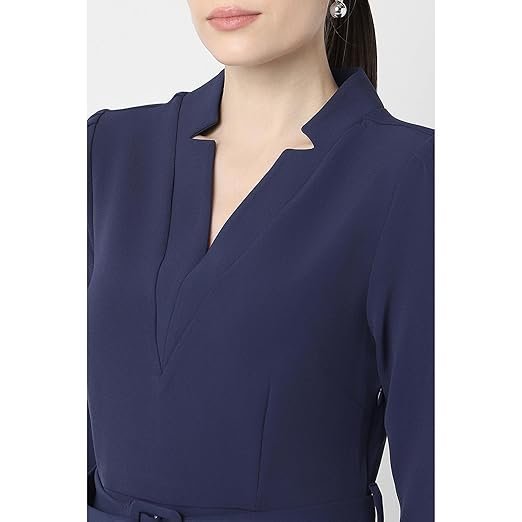 Women's Regular Fit Half Sleeve Mid Thigh Length Sheath Dress - Image 4