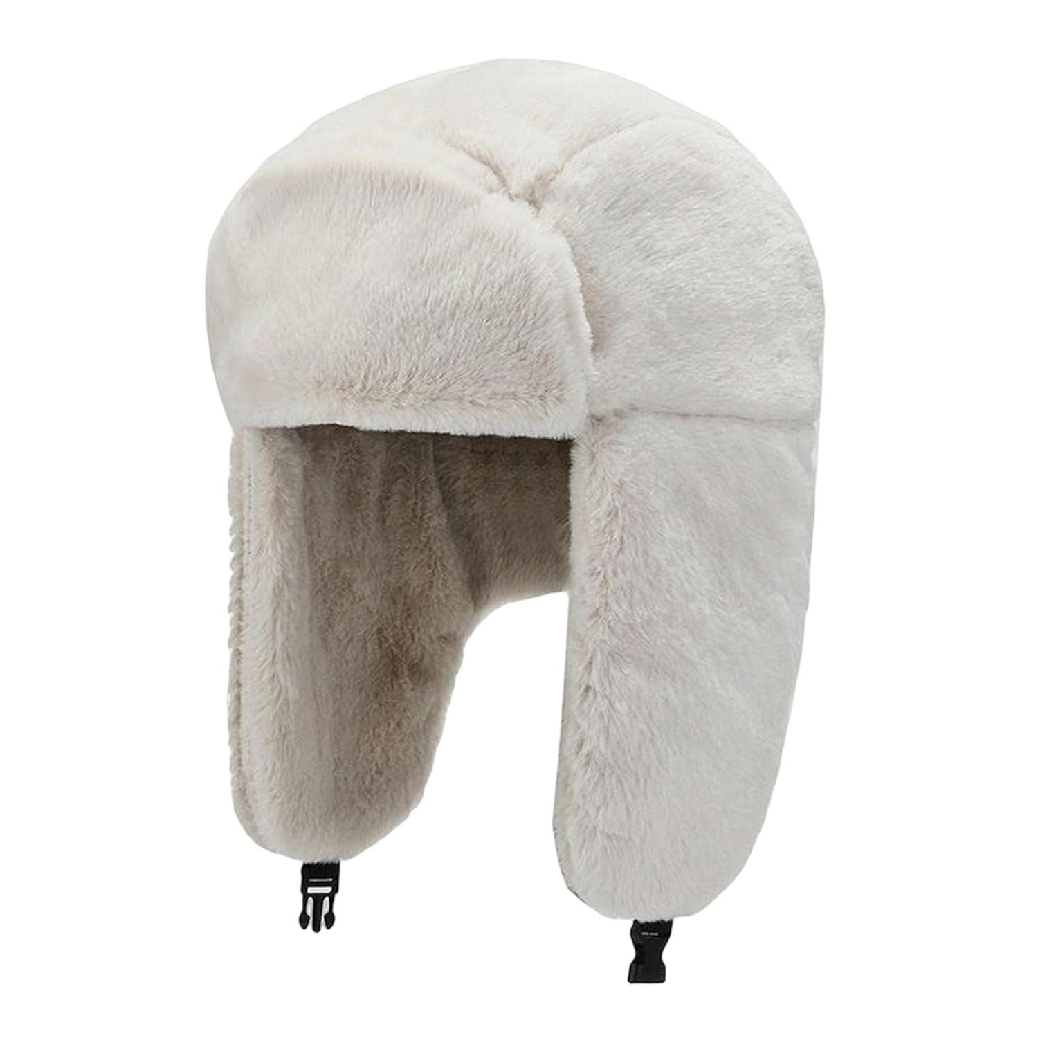 Women's Winter Trapper Hats Bomber Hats with Earflaps Ski Caps for Unisex Biking White|Clothing, Shoes & Accessories | Mens Accessories |1Pc Winter Warm Hat