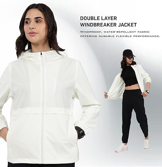 Women's Winter Running Windproof & Water Repellent Windbreaker Jacket - Image 4