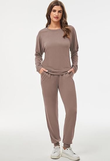 Women Jumpsuit Low V Neck Drawstring Waisted Long Pant Romper Outfits - Image 3