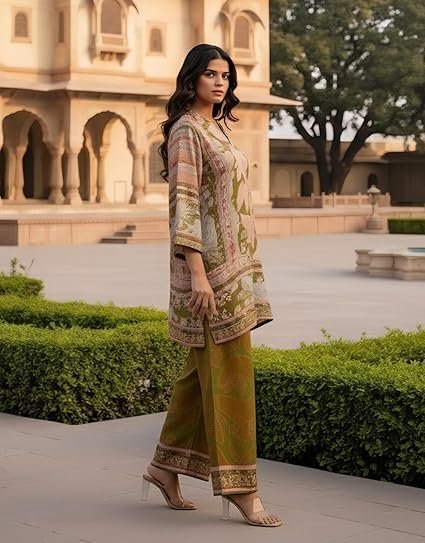 Women Co-Ord Set || Women 2 Pic Stylish Kurta Set (107-A-B-C) - Image 3