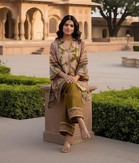 Women Co-Ord Set || Women 2 Pic Stylish Kurta Set (107-A-B-C) - Image 4